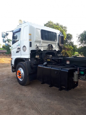 Hino FM8J เครื่อง 251 แรง ปี 55 แม่เดี่ยวกระบะดัมพ์สามมิตร เกียร์เดิม ZF ครัซซีสวย ยางดี พร้อมใช้งาน