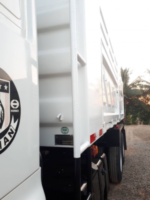 Hino FM8J เครื่อง 251 แรง ปี 55 แม่เดี่ยวกระบะดัมพ์สามมิตร เกียร์เดิม ZF ครัซซีสวย ยางดี พร้อมใช้งาน