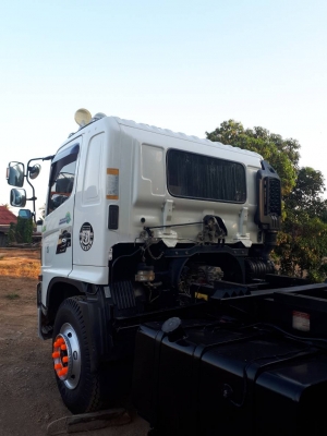 Hino FM8J เครื่อง 251 แรง ปี 55 แม่เดี่ยวกระบะดัมพ์สามมิตร เกียร์เดิม ZF ครัซซีสวย ยางดี พร้อมใช้งาน