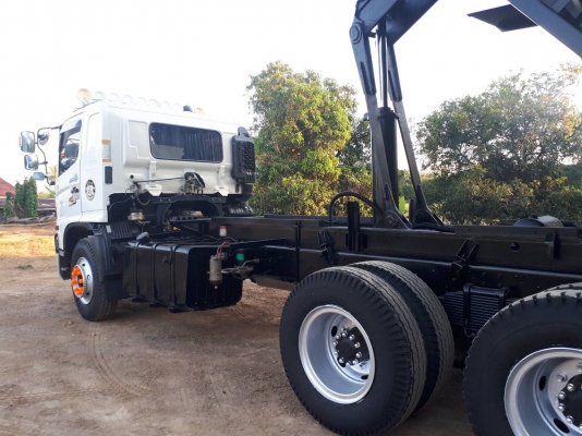 Hino FM8J เครื่อง 251 แรง ปี 55 แม่เดี่ยวกระบะดัมพ์สามมิตร เกียร์เดิม ZF ครัซซีสวย ยางดี พร้อมใช้งาน