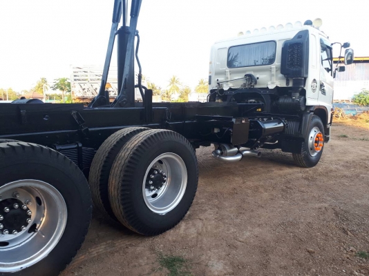 Hino FM8J เครื่อง 251 แรง ปี 55 แม่เดี่ยวกระบะดัมพ์สามมิตร เกียร์เดิม ZF ครัซซีสวย ยางดี พร้อมใช้งาน