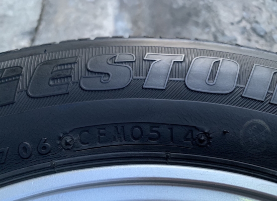 ล้อแม็ก 4รู100 PROMAX MODEL6 ขอบ 14 พร้อมยาง 185-65-14 Bridgestone ปี 14 สภาพดี ดอกยางหนาปึก