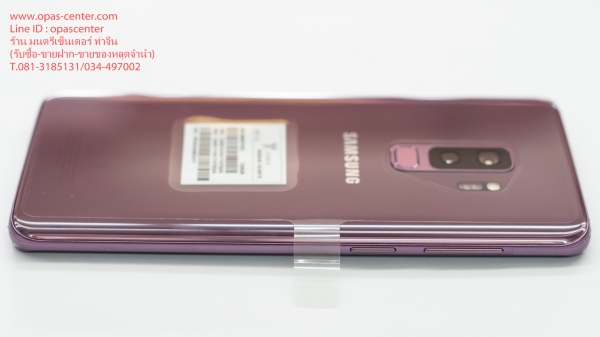 Samsung S9 plus 128 GB สีPurple ประกันถึง 31-7-62 สภาพของใหม่ ยกกล่อง
