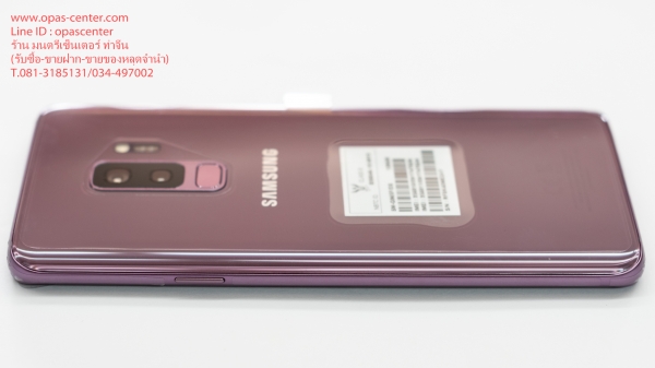 Samsung S9 plus 128 GB สีPurple ประกันถึง 31-7-62 สภาพของใหม่ ยกกล่อง