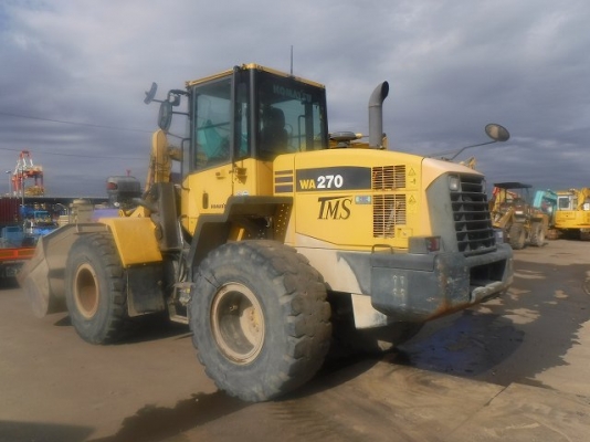 ขายรถตักล้อยาง KOMATSU WA270-6 นำเข้าเองจากญี่ปุ่น สภาพสวยพร้อมใช้ ถึงเร็วๆนี้ครับ