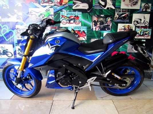 (ผ่อนได้)M slaz สีนํ้าเงิน สวยแบบเดิมทั้งคัน กุญแจ 2 ดอกครบ 49900
