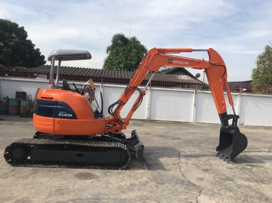 รถขุด Hitachi EX40U มือสอง นำเข้าจากญี่ปุ่น ทำสีใหม่ พร้อมใช้งาน