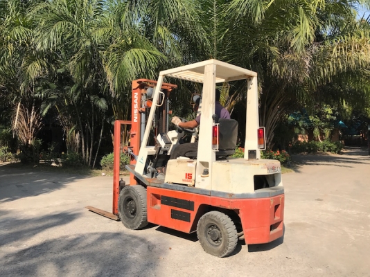 ขายFORKLIFT NISSAN FG15 สุดสวย(1.5ตัน) เสา3เมตร สวยเดิมจากญี่ปุ่น ยังไม่เคยใช้ในไทย 85,000เท่านั้น!!