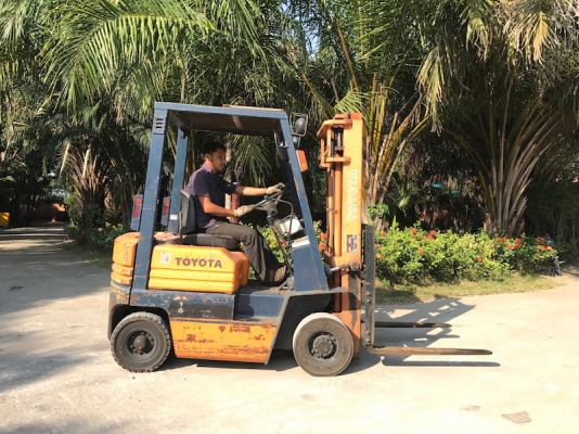 ขายFORKLIFT TOYOTA 5FG10(1.ตัน) สวยเดิมจากญี่ปุ่น ยังไม่เคยใช้ในไทย 99,000เท่านั้น!!
