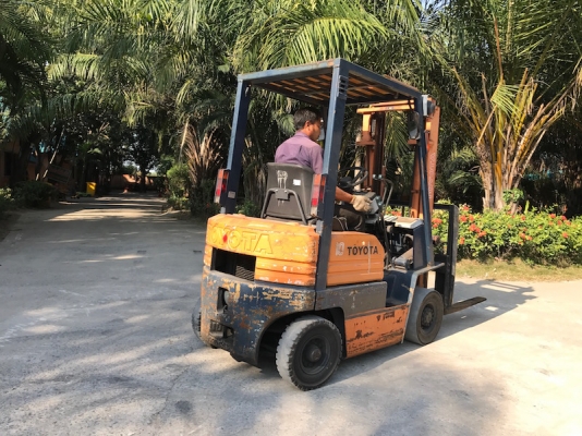 ขายFORKLIFT TOYOTA 5FG10(1.ตัน) สวยเดิมจากญี่ปุ่น ยังไม่เคยใช้ในไทย 99,000เท่านั้น!!