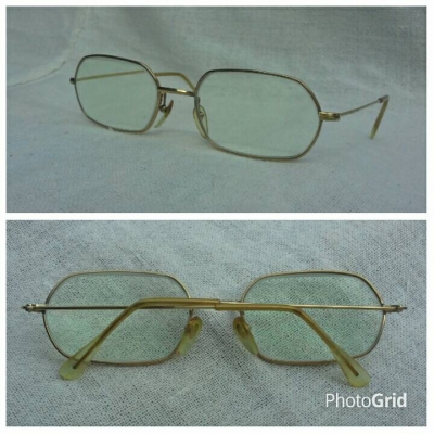 แว่นสายตายาวฝรั่งเศส โกลด์ฟิลด์ 14 K ยุค &#039;60s ล้ำค่า ! หายาก ! ค่าสายตา +300 โมเดลคลาสสิค &#039