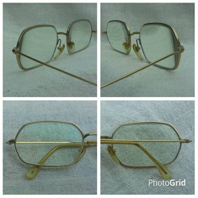 แว่นสายตายาวฝรั่งเศส โกลด์ฟิลด์ 14 K ยุค &#039;60s ล้ำค่า ! หายาก ! ค่าสายตา +300 โมเดลคลาสสิค &#039