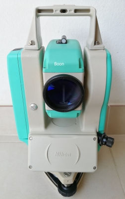 ขายกล้องสำรวจมือสอง  Total Station Nikon NPL322 5&rdquo;  Made in Japan  นอลปรี่ซึ่ม  เลเซอร์นำเป้า