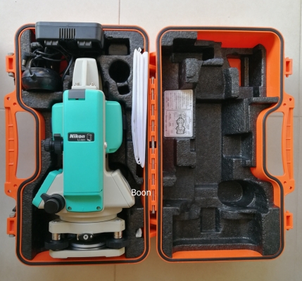 ขายกล้องสำรวจมือสอง  Total Station Nikon NPL322 5&rdquo;  Made in Japan  นอลปรี่ซึ่ม  เลเซอร์นำเป้า