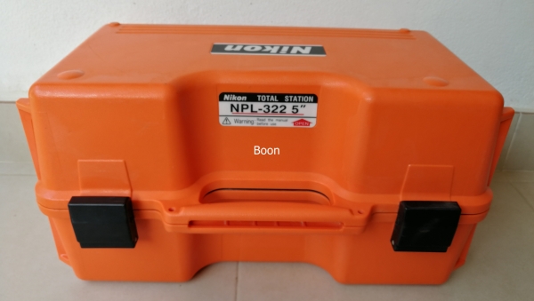 ขายกล้องสำรวจมือสอง  Total Station Nikon NPL322 5&rdquo;  Made in Japan  นอลปรี่ซึ่ม  เลเซอร์นำเป้า