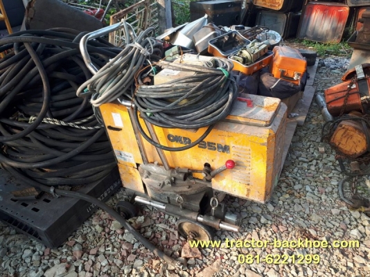 ขายตามสภาพ เครื่องปั้มปูน ยิงปูน มอเตอร์ไฟ 3 เฟส 200 โวลท์ ท่อ 2" ปูนทราย หินเกร็ดได้ เก่าญี่ปุ่น