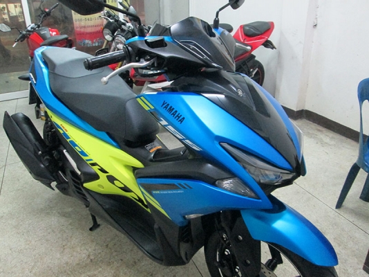 (โอนฟรี) ขาย Yamaha Aerox ไมล์แท้ 1192 กม ปี 2018 ตัวใหม่ล่าสุด
