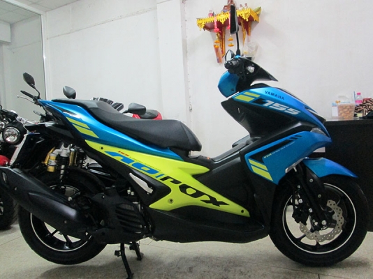 (โอนฟรี) ขาย Yamaha Aerox ไมล์แท้ 1192 กม ปี 2018 ตัวใหม่ล่าสุด