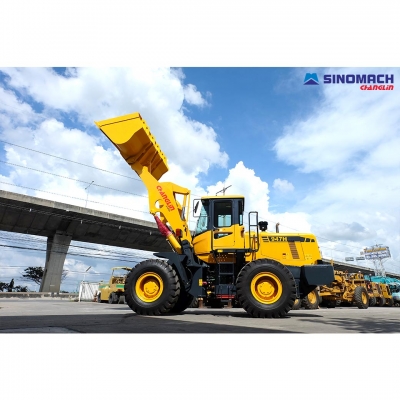 ขายรถตักล้อยางมือหนึ่ง ซิโนแมช-ฉางหลิน รุ่น 947H เกียร์ไฟฟ้า ขนาด 4 ตัน แขนยาวพิเศษโรงงาน