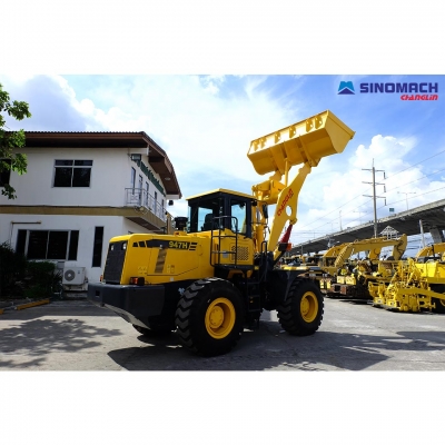 ขายรถตักล้อยางมือหนึ่ง ซิโนแมช-ฉางหลิน รุ่น 947H เกียร์ไฟฟ้า ขนาด 4 ตัน แขนยาวพิเศษโรงงาน