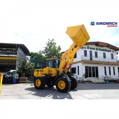 ขายรถตักล้อยางมือหนึ่ง ซิโนแมช-ฉางหลิน รุ่น 947H เกียร์ไฟฟ้า ขนาด 4 ตัน แขนยาวพิเศษโรงงาน