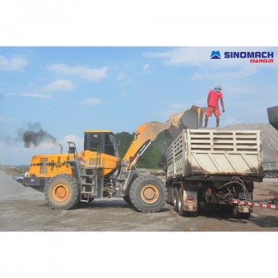 ขายรถตักล้อยางใหม่ ซิโนแมช-ฉางหลิน รุ่น 967H ขนาด 6 ตัน