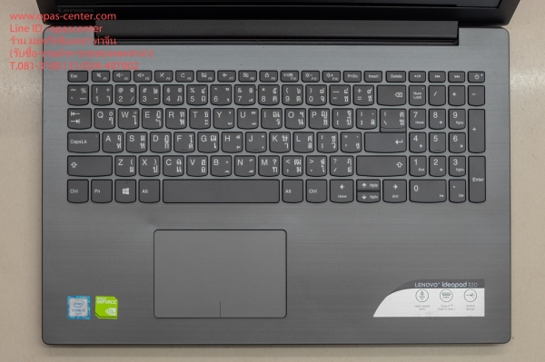 โน๊ตบุ๊ค Lenovo 15.6 นิ้ว ideaPad320 Core i3-6006U RAM 4GB Hdd 1TB การ์ดจอ 920MX ที่ชาร์ท กระเป๋า