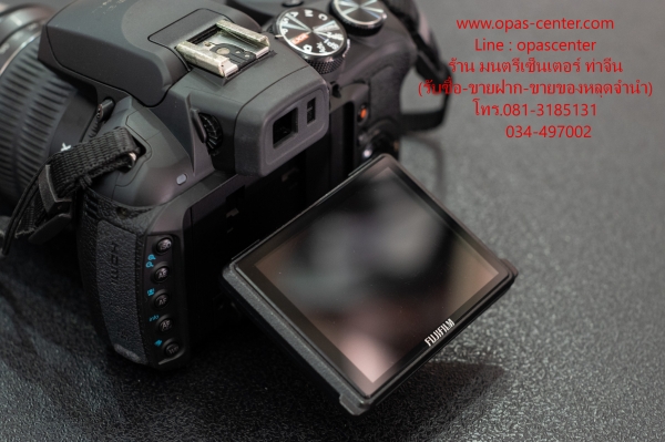 กล้อง Fuji HS25 EXR 16 MP ซูม 30 เท่า จอพับได้ เมม 4 GB กระเป๋า ส่งฟรี