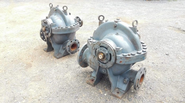 ปั้มน้ำญี่ปุ่นสปลิสเคท EBARA SPLISCASE PUMP JAPAN ท่อ 6”- 4” ใช้กับมอเตอร์ 50 HP Q=150 m3/h // H=40 m ปั้มน้ำญี่ปุ่นสปลิสเคท EBARA SPLISCASE PUMP JAPAN ท่อ 6”- 4” ใช้กับมอเตอร์ 50 HP Q=150 m3/h // H=40 m