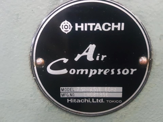 **ขายถูกๆ ปั้มลมมือสอง(เก่านอก-แห้งๆญี่ปุ่น)** HITACHI-BEBICON 10 แรง  2Stage  ทดสอบเรียบร้อย ทำงานได้ดีมากๆ นิ่งๆเงียบๆพร้อมใช้งานครับ