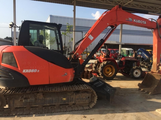 รถขุด kubota 8ตัน รุ่น KX 080-3 ดาวน์เพียว 210,000