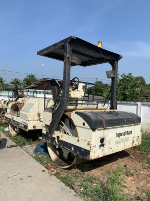 ขาย Ingersoll Rand รุ่น DD110 หน้า หลังเหล็ก 10 ตัน 2 เพลา เอวอ่อน เล่มทะเบียน ตามสภาพ ลองที่ลาดหลุมแก้ว