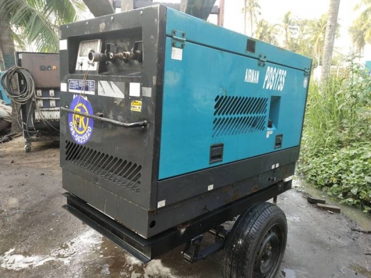 PDS175S - เครื่องปั๊มลม Airman ขนาด 7bar 175cfm. มีล้อ นำเข้าจากญี่ปุ่น by OEK 098-5625920