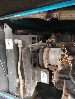 PDS175S - เครื่องปั๊มลม Airman ขนาด 7bar 175cfm. มีล้อ นำเข้าจากญี่ปุ่น by OEK 098-5625920