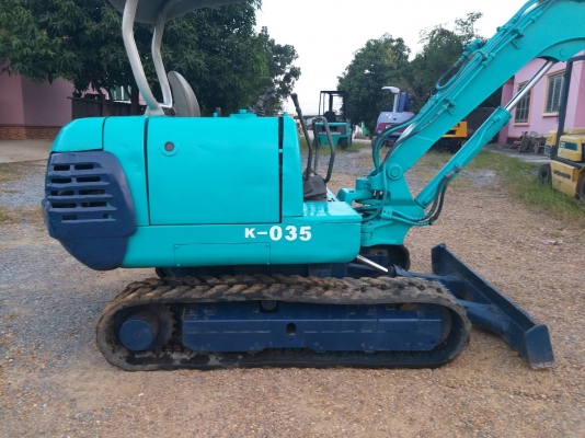 ขายรถแมคโค KUBOTA K-035 แทรคยาง  คอนโทรลสั้น ปั้มนิ้ว มีไปป์ปิ้ง ติอต่อ 098-7962549