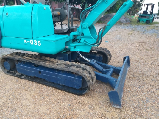 ขายรถแมคโค KUBOTA K-035 แทรคยาง  คอนโทรลสั้น ปั้มนิ้ว มีไปป์ปิ้ง ติอต่อ 098-7962549