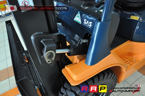 ขายรถโฟล์คลิฟท์มือสอง TOYOTA รุ่น 7FD25-25345 นำเข้าจากประเทศญี่ปุ่น 100\% ไม่เคยใช้งานในไทย