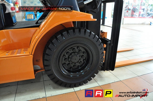 ขายรถโฟล์คลิฟท์มือสอง TOYOTA รุ่น 7FD25-25345 นำเข้าจากประเทศญี่ปุ่น 100\% ไม่เคยใช้งานในไทย