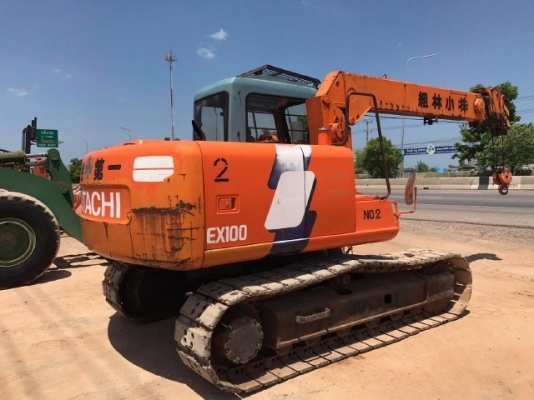 ขายรถเครน HITACHI EX100-3M (เครน 3 ตัน บูมยาว 18 เมตร) นำเข้าเองจากญี่ปุ่น สภาพสวยพร้อมใช้ มีVDOการทำงานครับ