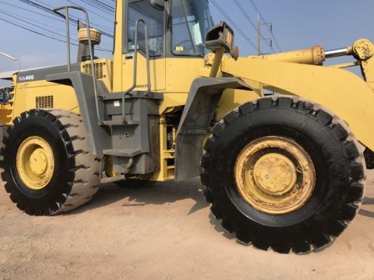 ขายรถตักล้อยาง KOMATSU WA400-3 นำเข้าเองจากญี่ปุ่น สภาพสวยพร้อมใช้ มีVDOการทำงานครับ
