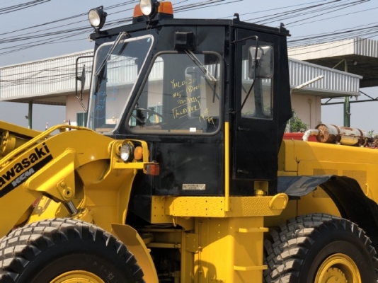 ขายรถตักล้อยาง KAWASAKI KLD80Z (เทียบเท่า WA350) นำเข้าเองจากญี่ปุ่น สภาพสวยพร้อมใช้ มีVDOการทำงานครับ ขายรถตักล้อยาง KAWASAKI KLD80Z (เทียบเท่า WA350) นำเข้าเองจากญี่ปุ่น สภาพสวยพร้อมใช้ มีVDOการทำงานครับ