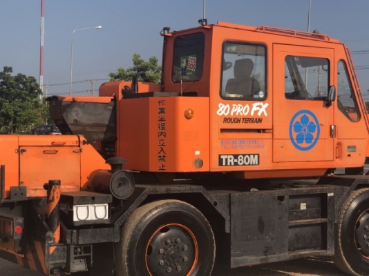 ขายรถเครน TADANO TR80M-1 (ขนาด 8 ตัน) ปี 1993 รถนอกนำเข้าจากญี่ปุ่น สภาพสวยพร้อมใช้ มีVDOการทำงานครั