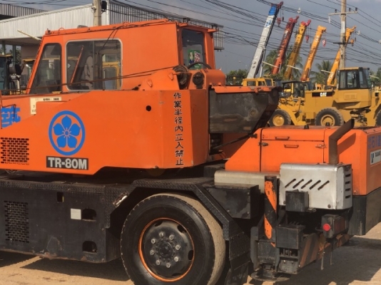 ขายรถเครน TADANO TR80M-1 (ขนาด 8 ตัน) ปี 1993 รถนอกนำเข้าจากญี่ปุ่น สภาพสวยพร้อมใช้ มีVDOการทำงานครั