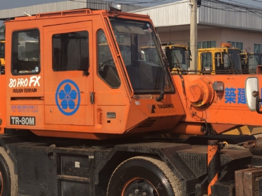 ขายรถเครน TADANO TR80M-1 (ขนาด 8 ตัน) ปี 1993 รถนอกนำเข้าจากญี่ปุ่น สภาพสวยพร้อมใช้ มีVDOการทำงานครั