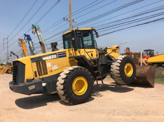 ขายรถตักล้อยาง KOMATSU WA470-6 ปี 2010 นำเข้าเองจากญี่ปุ่น สภาพสวยพร้อมใช้ มีVDOการทำงานครับ