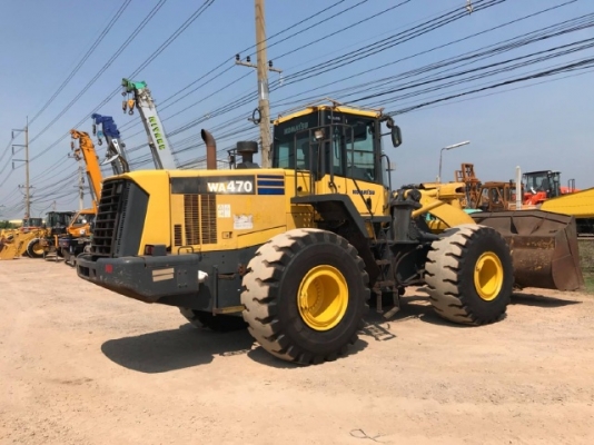 ขายรถตักล้อยาง KOMATSU WA470-6 ปี 2010 นำเข้าเองจากญี่ปุ่น สภาพสวยพร้อมใช้ มีVDOการทำงานครับ