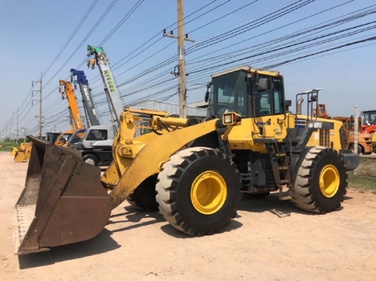 ขายรถตักล้อยาง KOMATSU WA470-6 ปี 2010 นำเข้าเองจากญี่ปุ่น สภาพสวยพร้อมใช้ มีVDOการทำงานครับ