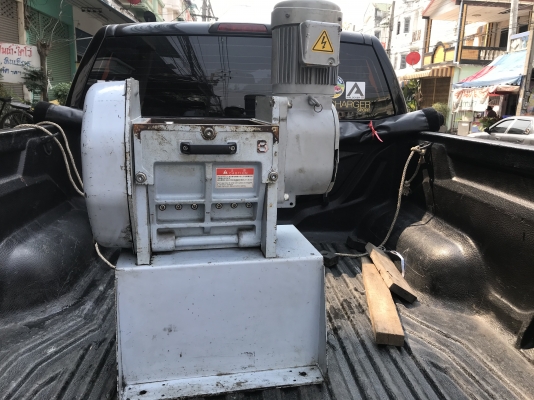 ขายเครื่องโม่-บด พลาสติก ขนาดเล็ก Harmo พร้อมชุดมอเตอร์เกียร์ GTR 1HP. 220V 3สาย made in Japan สภาพสวย แท่นแข็งแรง พร้อมใช้งาน