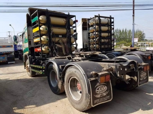 HINO S 500 FM2P 360 HP ปี 55 ห้างแท้ CNG มี2หัว มีระบบปั้มไฮโดรลิคดัมพ์ เสียบหางเซมิดัมพ์ใช้ได้เลย รถเดิมๆหัวบาง ยางด้อย ครัชซีสวย เครื่องดี พร้อมใช้