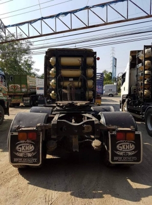 HINO S 500 FM2P 360 HP ปี 55 ห้างแท้ CNG มี2หัว มีระบบปั้มไฮโดรลิคดัมพ์ เสียบหางเซมิดัมพ์ใช้ได้เลย รถเดิมๆหัวบาง ยางด้อย ครัชซีสวย เครื่องดี พร้อมใช้